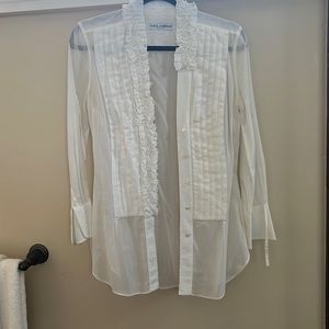 Dolce & Gabbana Tuxedo Blouse